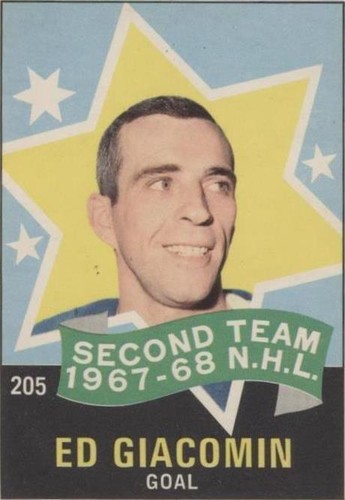 1968-69 O-Pee-Chee - Ed Giacomin #205