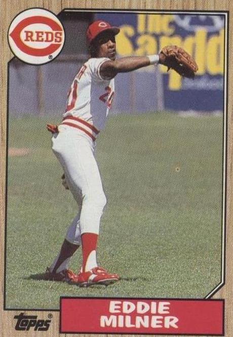 1987 Topps - Eddie Milner #253