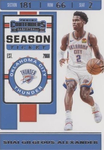 2019-20 Panini Contenders - Shai Gilgeous-Alexander #91