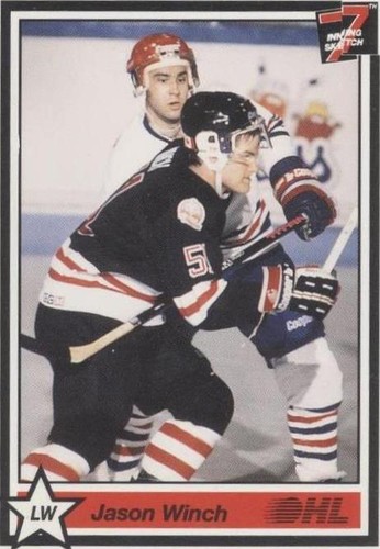 1990-91 7th Inning Sketch OHL - Jason Winch #274
