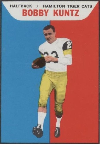 1965 Topps CFL Bobby Kuntz #54
