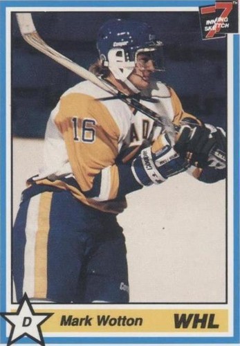 1990-91 7th Inning Sketch WHL - Mark Wotton #86
