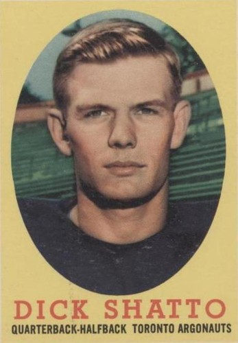 1958 Topps CFL Dick Shatto #84
