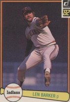 1982 Donruss - Len Barker #137