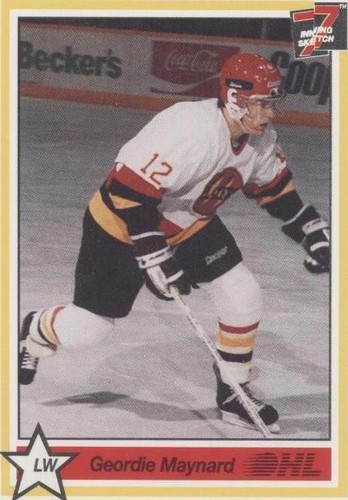 1990-91 7th Inning Sketch OHL - Geordie Maynard #288