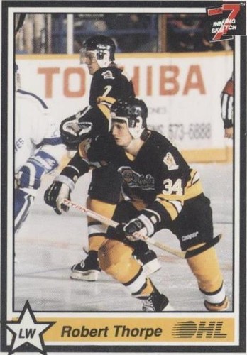 1990-91 7th Inning Sketch OHL - Robert Thorpe #122