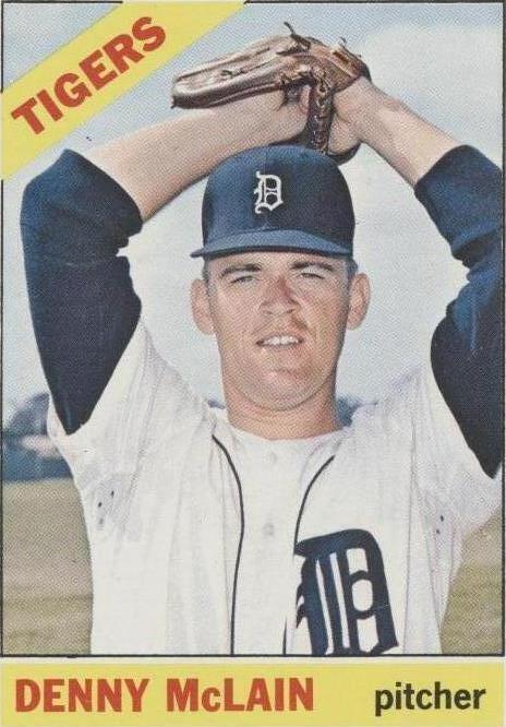 1966 Topps - Denny McLain #540