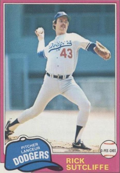 1981 O-Pee-Chee - Rick Sutcliffe #191
