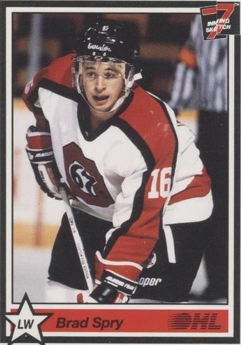 1990-91 7th Inning Sketch OHL - Brad Spry #98