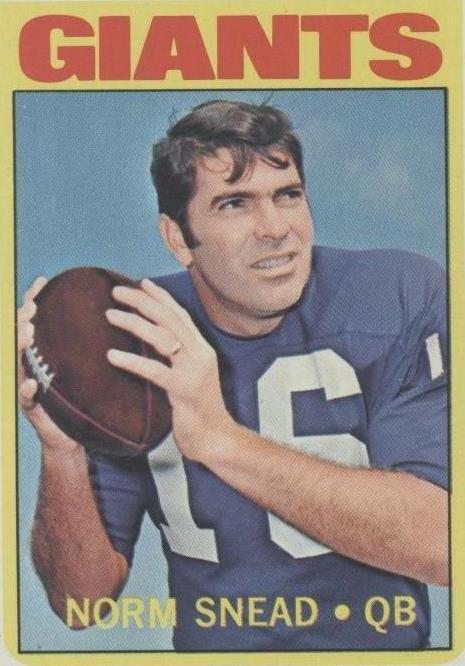 1972 Topps Norm Snead #118