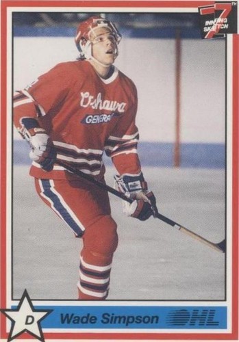 1990-91 7th Inning Sketch OHL - Wade Simpson #345