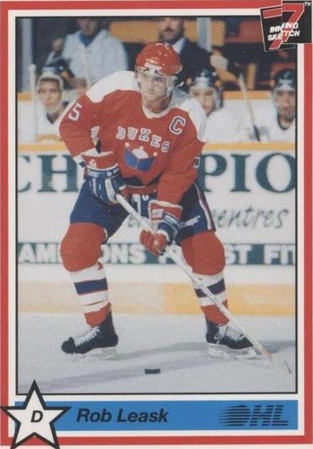 1990-91 7th Inning Sketch OHL - Rob Leask #212