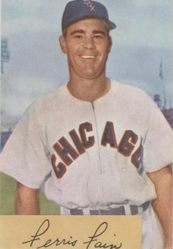 1954 Topps Ferris Fain VG (Wrinkle) (B) Chicago White Sox #27 | eBay