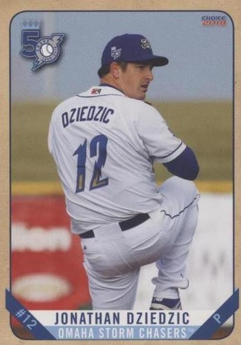 2018 Choice Omaha Storm Chasers - Jonathan Dziedzic #08