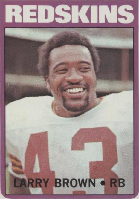 Topps Larry Brown #95 1972