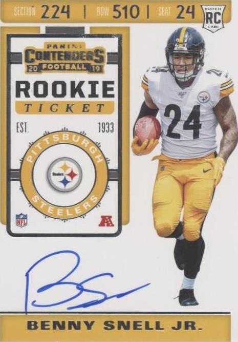 2019 Panini Contenders Benny Snell Jr. #133