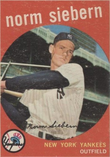 1959 Topps - Norm Siebern #308