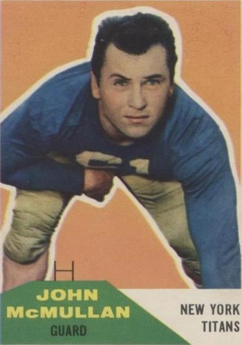 1960 Fleer John Mcmullan #103