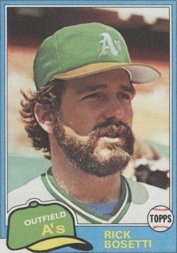 1981 Topps Traded - Rick Bosetti #741