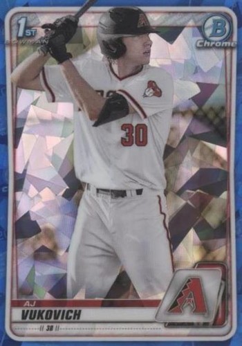 2020 Bowman Chrome Draft Sapphire Edition - AJ Vukovich #BD-150
