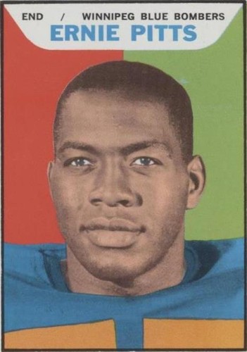 1965 Topps CFL Ernie Pitts #125