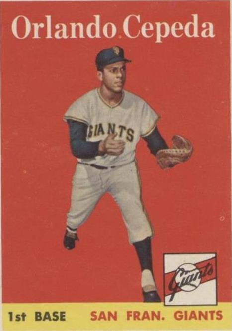 1958 Topps - Orlando Cepeda #343