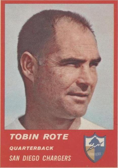 1963 Fleer Tobin Rote #68