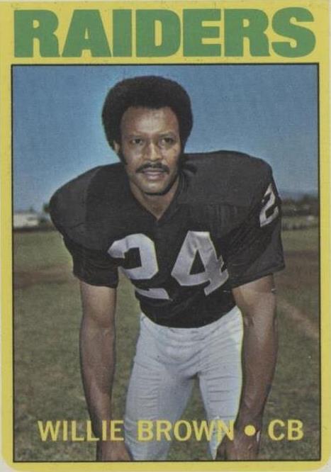 Topps Willie Brown #28 1972