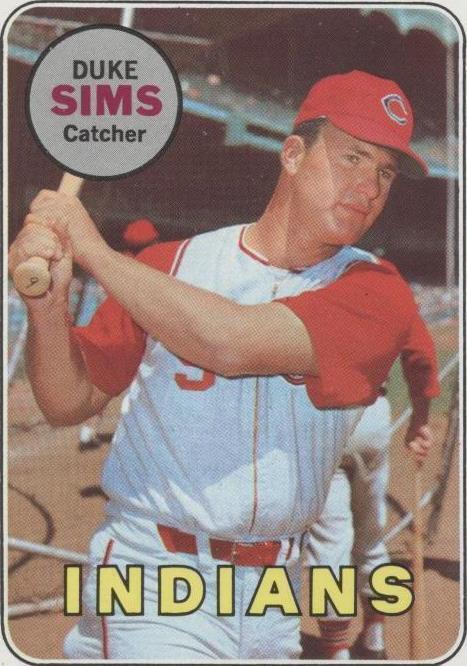 1969 Topps - Duke Sims #414