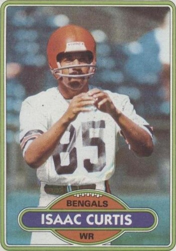 1980 Topps Isaac Curtis #17
