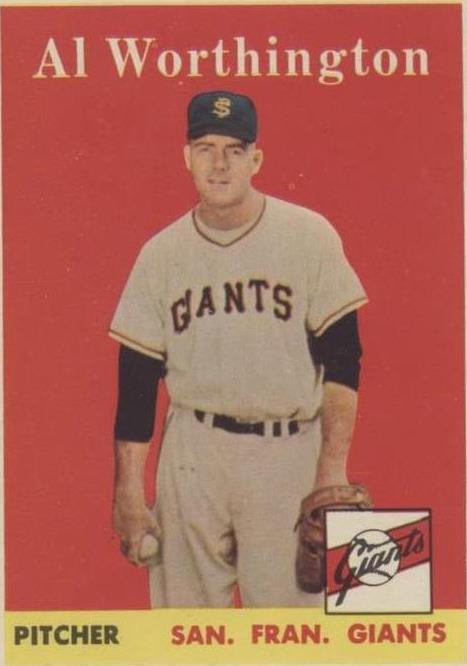 1958 Topps - Al Worthington #427