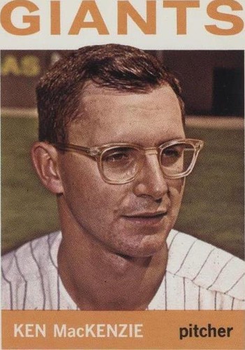 1961 Topps #496 Ken MacKenzie - EX/EX+ Set Break! | eBay