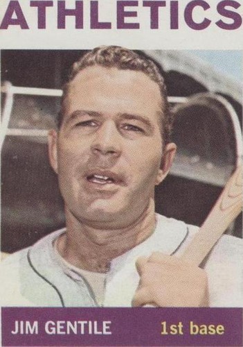 1962 Topps Jim Gentile EX/MT Set Break #290 | eBay