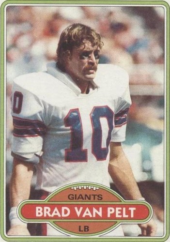 1980 Topps Brad Van Pelt #395