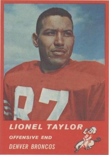 1963 Fleer Lionel Taylor #82