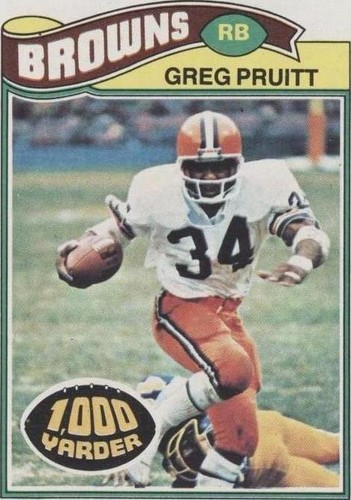 1977 Topps Greg Pruitt #25