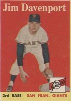 1958 Topps - Jim Davenport #413