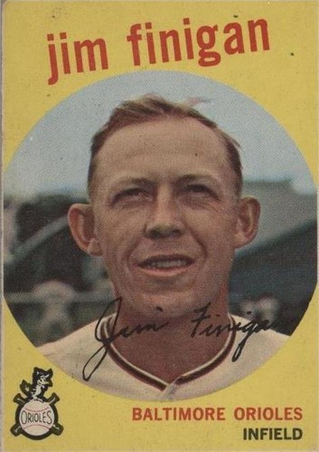 1959 Topps #47 Jim Finigan VG/VGEX Orioles 556804 | eBay