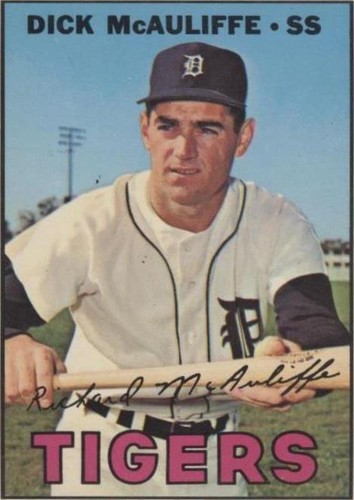 1967 O-Pee-Chee - Dick Mcauliffe #170