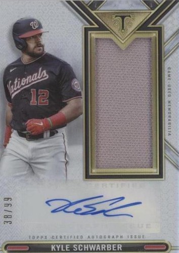 2021 Topps Triple Threads - Kyle Schwarber #ASJR-KS