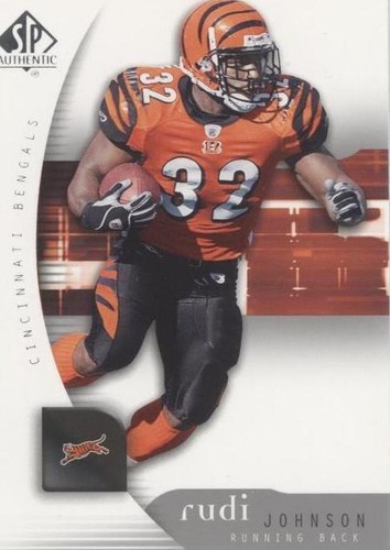 2005 SP Authentic Rudi Johnson #18