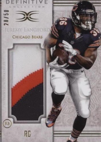 2015 Topps Definitive Collection Jeremy Langford #JPC-JLA