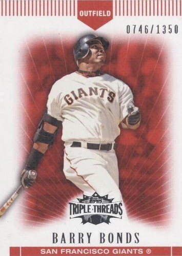 2007 Topps Triple Threads - Barry Bonds #75