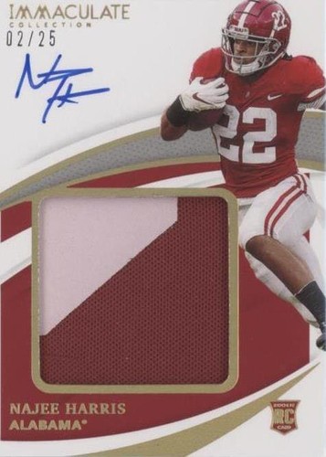 2021 Panini Immaculate Collection Collegiate Najee Harris #PPA-NH