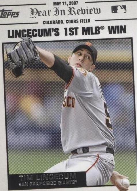 2008 Topps - Тим Линсекум #YR41