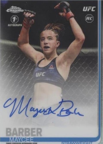 2019 Topps Chrome UFC - Maycee Barber #FA-MB