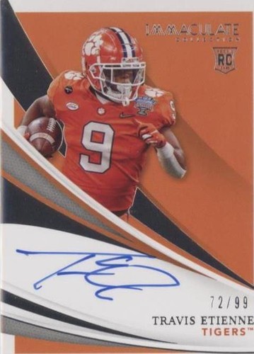 2021 Panini Immaculate Collection Collegiate Travis Etienne #106
