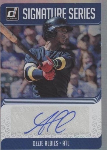 2018 Panini Donruss - Ozzie Albies #SS-OA