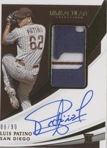 2021 Panini Immaculate Collection - Luis Patino #125