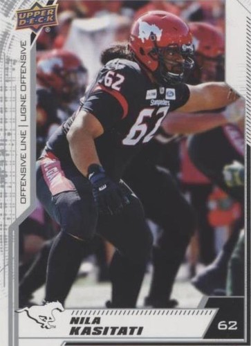 2020 Upper Deck CFL Nila Kasitati #148